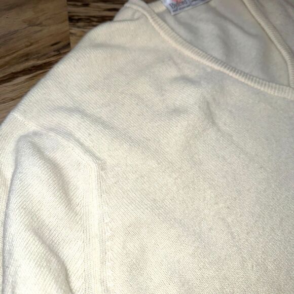 Vintage Byford Lambswool Sweater Mens L 42 V-Neck Made in England - Picture 4 of 12